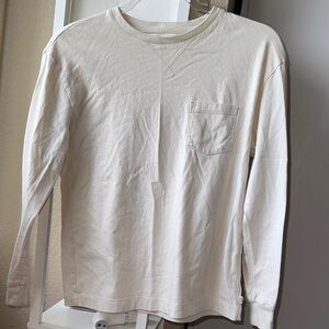 GAP kids Off-White Long Sleeve Tee